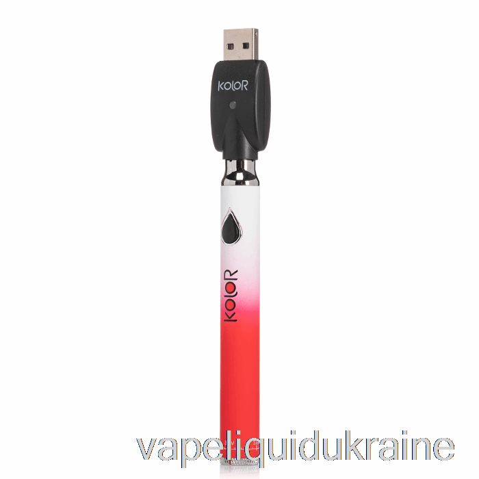 Vape Liquid Ukraine Leaf Buddi Kolor Twist Slim 650mAh Battery Red